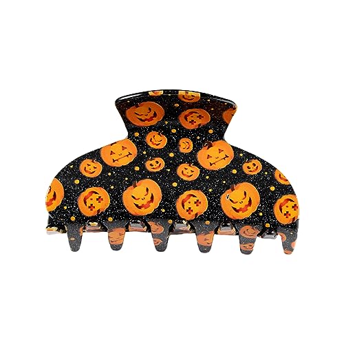 ZHOUSUFEN Halloween-Hexenhut, Kürbis, Haarklammer für Damen, Teenager, Pferdeschwanz, Haarklammer zum Fotografieren, Haarschmuck von ZHOUSUFEN