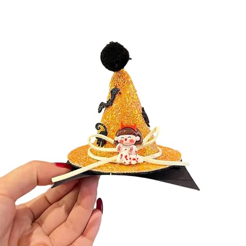 ZHOUSUFEN Halloween-Kopfschmuck, Spitzenband, Haarspange, Kürbis-Haarspange, starker Halt, Haarnadel für Mädchen von ZHOUSUFEN