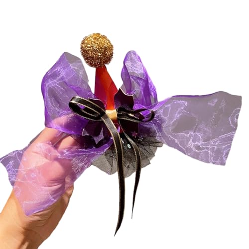 ZHOUSUFEN Halloween-Kopfschmuck, Spitzenband, Haarspange, Kürbis-Haarspange, starker Halt, Haarnadel für Mädchen von ZHOUSUFEN