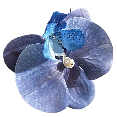 ZHOUSUFEN Koreanische Phalaenopsis-Blumen-Haarnadel, große süße Blume, Haarspange für Frauen und Mädchen, Hochzeit, Party, Kopfbedeckung von ZHOUSUFEN