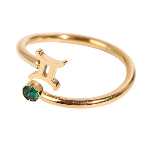 ZHOUSUFEN Modischer offener Ring, elegant, verstellbar, Zirkonia, Sternbilder, einzigartiger Knöchelring, Statement-Schmuck ZHOUSUFEN Modischer offener Ring, elegant, verstellbar, Zirkonia, Sternbilder, einzigartiger Knöchelring, Statement-Schmuck von ZHOUSUFEN