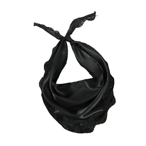 Bandana Einfarbig Turban Haarbänder Stirnband Frauen Elegante Schwarz Weiß Headwarps Mädchen Bandana Haar Zubehör(Cb4975a) von ZHOUXYFDC