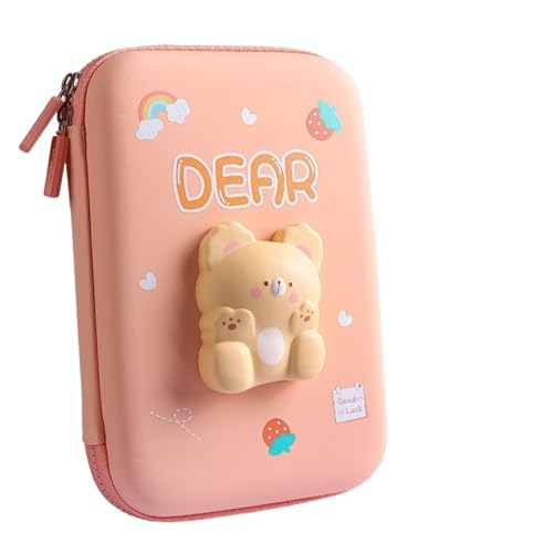 ZHOUXYFDC Etui Schule 3D-Dekompressions-Federmäppchen Cartoon Federmäppchen niedlich Bleistiftbox Schule Schreibwaren Box Student Federtasche Kinder Schulbedarf(Big Style B4) von ZHOUXYFDC