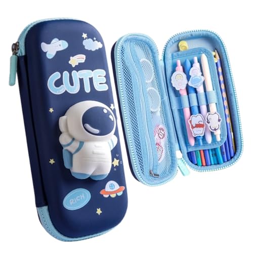 ZHOUXYFDC Etui Schule 3D-Dekompressions-Federmäppchen Cartoon Federmäppchen niedlich Bleistiftbox Schule Schreibwaren Box Student Federtasche Kinder Schulbedarf(Small Style A1) von ZHOUXYFDC