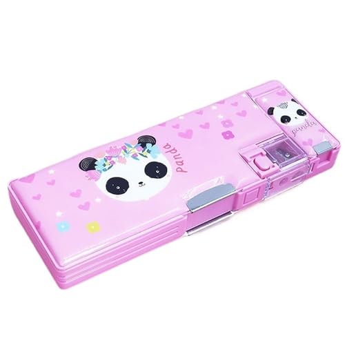 ZHOUXYFDC Etui Schule Federmäppchen Schule Schreibwaren Verformte Aufbewahrungsbox Cartoon Federmäppchen Kunststoff Federmäppchen Kinder Schüler Schulbedarf Geschenke(Lavender) von ZHOUXYFDC