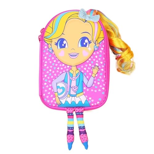 ZHOUXYFDC Etui Schule Federmäppchen niedlich for Mädchen Schreibwaren 3D-Eva-Material Federmäppchen Schulbedarf(Material Escolar) von ZHOUXYFDC