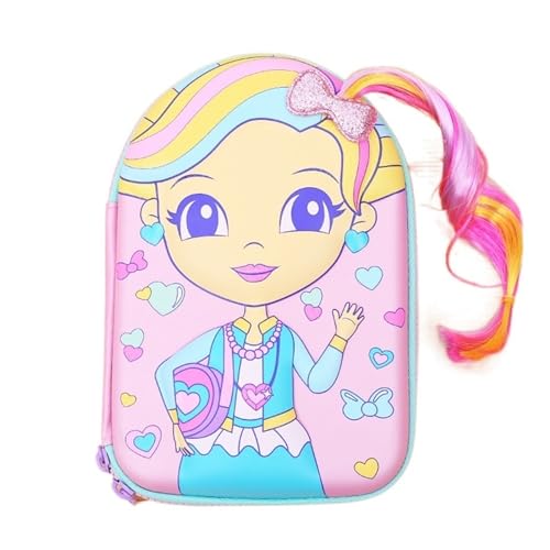 ZHOUXYFDC Etui Schule Federmäppchen niedlich for Mädchen Schreibwaren 3D-Eva-Material Federmäppchen Schulbedarf(Stationery) von ZHOUXYFDC