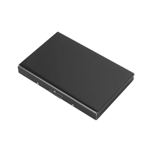 ZHOUXYFDC Kartenetui 1pc Kartenhalter Männer Blockieren Aluminium Metall Schlanke Brieftasche Geld Tasche Kreditkarteninhaber Dünne Fall Kleine Männliche Brieftasche(A2) von ZHOUXYFDC