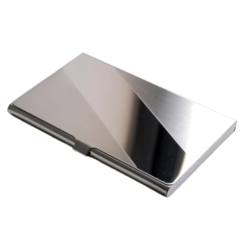 ZHOUXYFDC Kartenetui 1pc Kartenhalter Männer Blockieren Aluminium Metall Schlanke Brieftasche Geld Tasche Kreditkarteninhaber Dünne Fall Kleine Männliche Brieftasche(B2) von ZHOUXYFDC