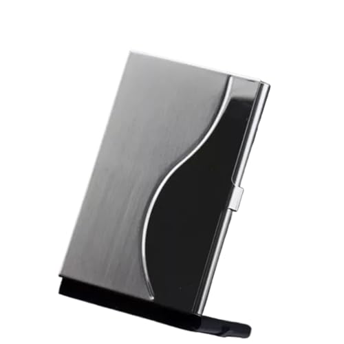ZHOUXYFDC Kartenetui 1pc Kartenhalter Männer Blockieren Aluminium Metall Schlanke Brieftasche Geld Tasche Kreditkarteninhaber Dünne Fall Kleine Männliche Brieftasche(B4) von ZHOUXYFDC