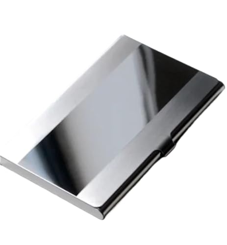 ZHOUXYFDC Kartenetui 1pc Kartenhalter Männer Blockieren Aluminium Metall Schlanke Brieftasche Geld Tasche Kreditkarteninhaber Dünne Fall Kleine Männliche Brieftasche(B5) von ZHOUXYFDC