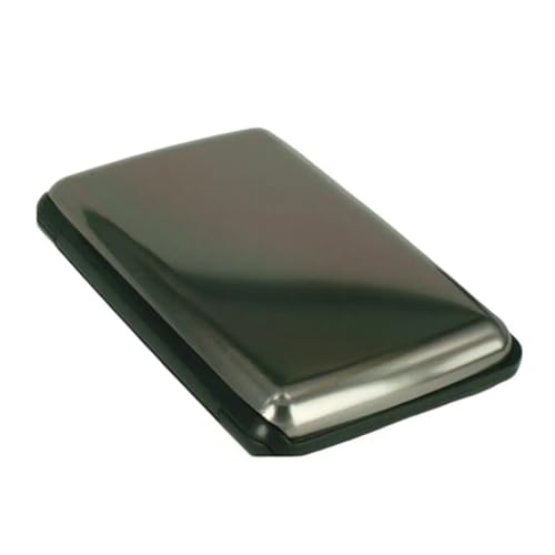 ZHOUXYFDC Kartenetui Metall Kreditkartenetui Geldbörse Münzbörse Aluminium Wasserdicht Herren Damen Visitenkartenetui Reisebrieftasche(Grey) von ZHOUXYFDC