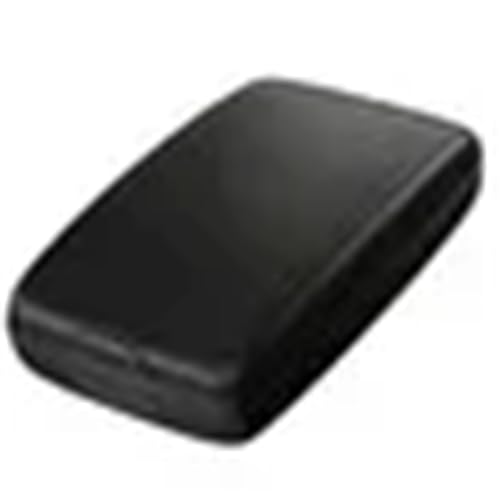 ZHOUXYFDC Kartenetui Scanning Protect Holder Aluminium Metall Kunststoff Bankcard Blocking Hard Case Wallet Kreditkarte for Männer Frauen(Black) von ZHOUXYFDC