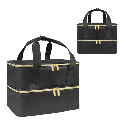 Nail Polish Organizer Bag, Fingernail Polish Travel Organizer with Handle, 40-Compartment Storage Bag, Portable Vanity Case von ZHQFLC