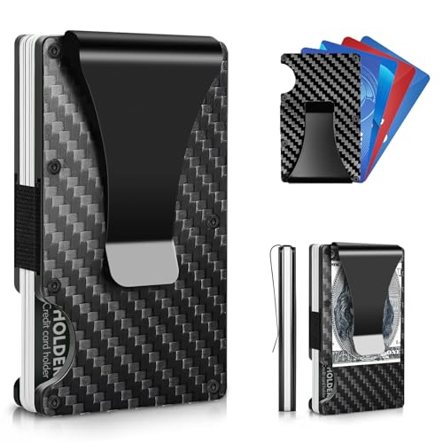 ZHUDOU Geldbörse für Herren, Carbon Fiber, Minimalistisch ZHUDOU Geldbörse für Herren, Carbon Fiber, Minimalistisch von ZHUDOU