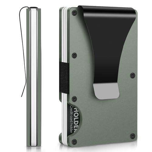 ZHUDOU Geldbörse für Herren, Grün (Army Green), Minimalistisch von ZHUDOU