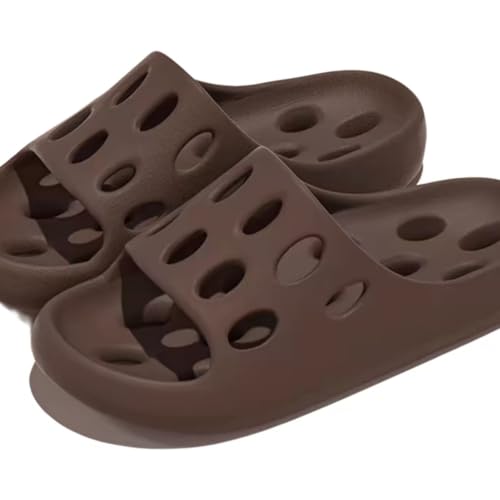 ZHULNJHY Hausschuhe für Damen und Herren: rutschfeste Indoor-Slides mit Fußgewölbeunterstützung, plus einer wolkenähnlichen, weichen, atmungsaktiven Sohle für alle Jahreszeiten, braun, 36 2/3 EU ZHULNJHY Hausschuhe für Damen und Herren: rutschfeste Indoor-Slides mit Fußgewölbeunterstützung, plus einer wolkenähnlichen, weichen, atmungsaktiven Sohle für alle Jahreszeiten, braun, 36 2/3 EU von ZHULNJHY