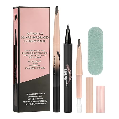 Augenbrauenstift Set, Wasserdicht, Schnell Trocknen Microbladings Augenbrauenstift 4-prong Präzise Augenbrauen Make Up Stift Für Mädchen von ZHUMCCY