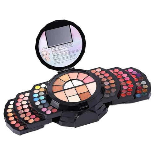 Volles Make Up Kit, 110 Farben Volles Make Up Palette Komplettes Make Up Set Mit Mirror Professionelle Schminkkoffer Makeup Schmink Kit Kosmetik Set For Women Girl Anfänger von ZHUMCCY