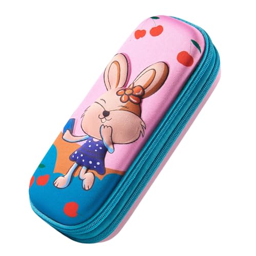 ZHUMCCY -Federmäppchen für Kinder, Federmäppchen mit Fächern, Stiftetui - wasserdichte Schreibwarentasche mit großem Fassungsvermögen - Bleistiftbeutel mit Cartoon-Mustern und -Design für Familie, von ZHUMCCY