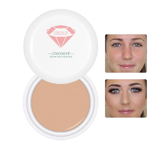 ZHUMCCY Concealer Full Coverage,Langzeit Abdeckcreme - Pflegeleichtes Wasserdichtes Full Coverage Concealer für Frauen Mädchen Flecken Dunkle Ringe Hochzeit Verabredung von ZHUMCCY