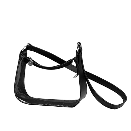ZHUMCCY Durchsichtige Tasche | Weiche Niedliche Durchsichtige Handtasche Für Damen,Transparente Tragetasche Mit Verstellbarem Schultergurt Für Festival Schule Outfit Events Arbeit Konzert Party von ZHUMCCY