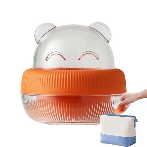 ZHUMCCY Make-up-Schwammhalter, Make-up-Schwammetui, Make-up-Schwamm-Organizer im Bären-Design, Niedliche Beauty-Schwamm-Hülle für unterwegs, Make-up-Mixer-Behälter, kleine von ZHUMCCY