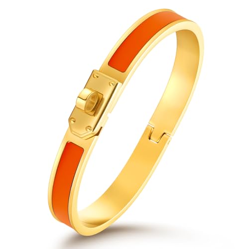 ZHUOMOT Armband Damen Gold, S925 Silber,Goldknopf Orange 19CM, Armband Gold Wasserfest, Armbänder Damen,Geschenk für Frauen Freundin Mama Weihnachten Geburtstag Jahrestag ZHUOMOT Armband Damen Gold, S925 Silber,Goldknopf Orange 19CM, Armband Gold Wasserfest, Armbänder Damen,Geschenk für Frauen Freundin Mama Weihnachten Geburtstag Jahrestag von ZHUOMOT