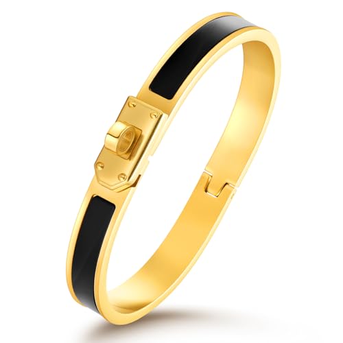 ZHUOMOT Armband Damen Gold, S925 Silber,Goldknopf Schwarz 17CM, Armband Gold Wasserfest, Armbänder Damen,Geschenk für Frauen Freundin Mama Weihnachten Geburtstag Jahrestag ZHUOMOT Armband Damen Gold, S925 Silber,Goldknopf Schwarz 17CM, Armband Gold Wasserfest, Armbänder Damen,Geschenk für Frauen Freundin Mama Weihnachten Geburtstag Jahrestag von ZHUOMOT