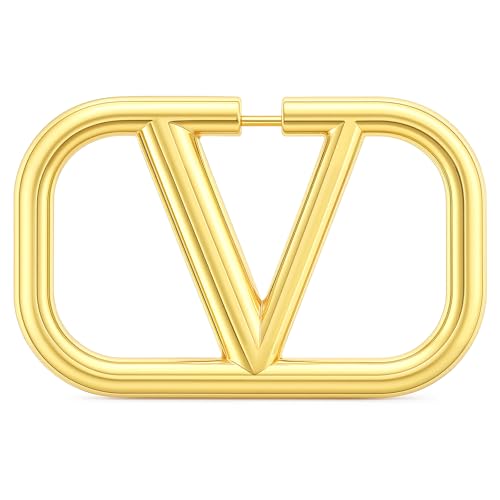ZHUOMOT Gold Brosche Damen Buchstabe Broschen & Anstecknadeln für Damen, Sterling Silber 925 Vergoldete Anstecknadel Mode Broschen, Dupes Schmuck Geschenke für Frauen von ZHUOMOT