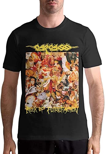 Carcass T Shirts Men's Tops Short Sleeved Round Neck Cotton Shirt T-Shirts & Hemden(3X-Large) von ZHUWWQU