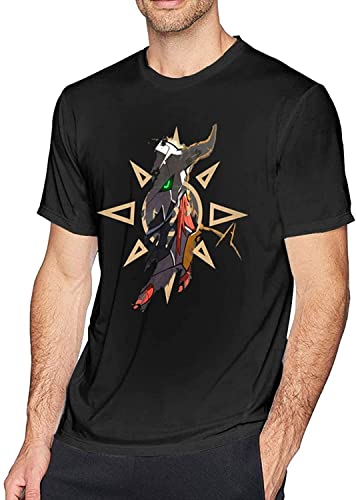Digi-Mon War Greymon Man's Short Sleeve T Shirt Tees Casual Blouse Tunic Tops T-Shirts & Hemden(XX-Large) von ZHUWWQU