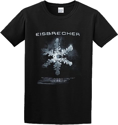Men's Eisbrecher Eiskalt T-Shirt Print Tees Short Sleeve O Neck T-Shirts & Hemden(Large) von ZHUWWQU