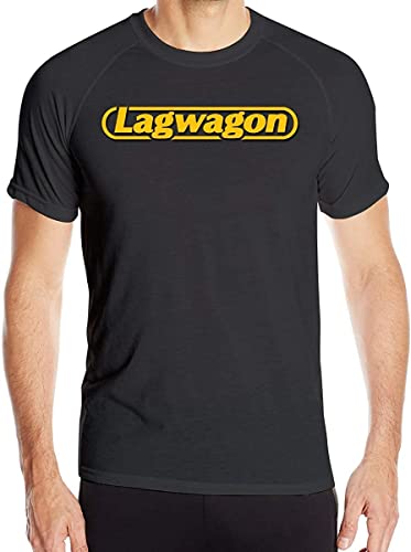 Mens Lagwagon Logo Quick Drying Running Short Sleeve Athletic Shirts T-Shirts & Hemden(Large) von ZHUWWQU