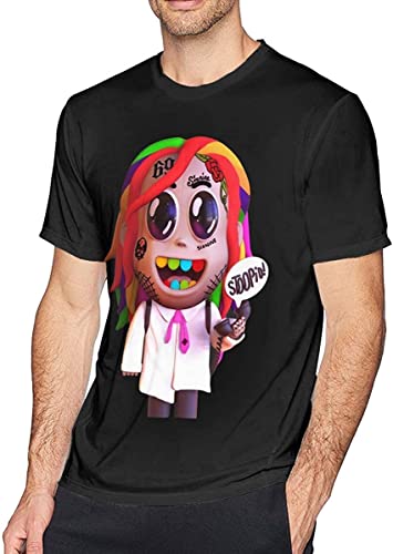Mens Particular Free Tekashi 6ix9ine Stoopid Dummy Boy T-Shirt Black T-Shirts & Hemden(3X-Large) von ZHUWWQU