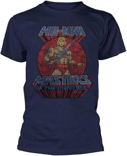 s He-Man He-Man New T-Shirt Navy Blue T-Shirts & Hemden(X-Large) von ZHUWWQU