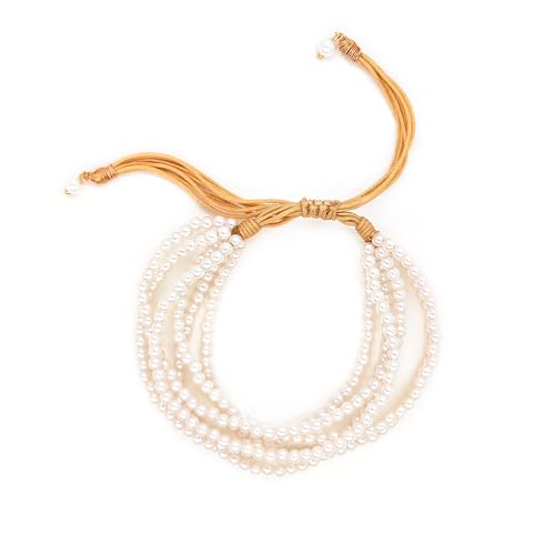 ZIAFRPN 2025 Boho Perlenarmband für Frauen Stapelbare Imitation Perlen Armbänder Sommer Strand Schmuck Geschenk Hochzeit Pulseras von ZIAFRPN