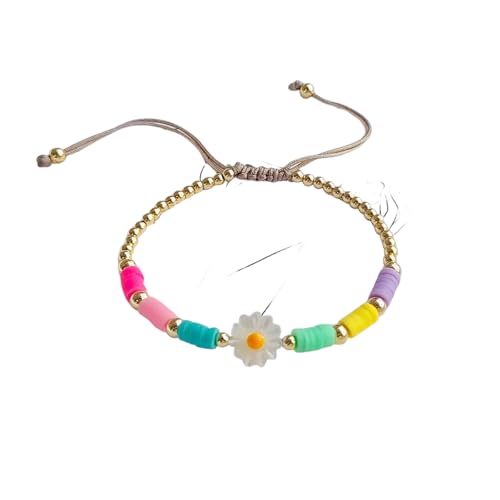 ZIAFRPN Boho Sommer Blume Gänseblümchen Armband für Frauen Geschenk Y2k Accessoires Modeschmuck Armbänder Pulseras Mujer von ZIAFRPN