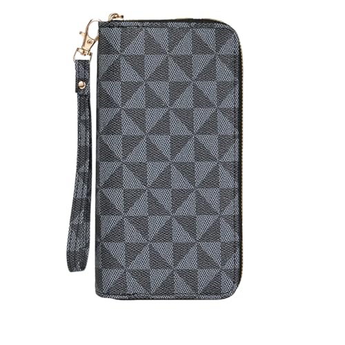 ZIAFRPN Cross-Border 2024 Frühling Herren und Damen Lange Brieftasche Mode Kapazität Druck Münze Clutch Brieftasche Kartenhalter von ZIAFRPN