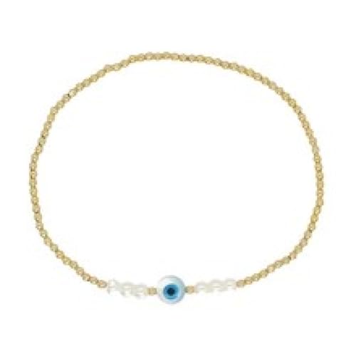ZIAFRPN Evil Eye Armbänder Charm Wasserdichte Perlen Pulseras Schmuck für Frauen Geschenk Perlenarmbänder von ZIAFRPN