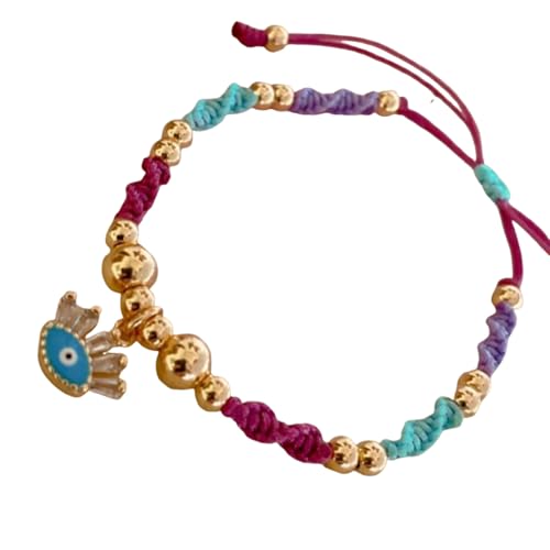 ZIAFRPN Evil Eye Charm Armbänder Wasserdichte Perlen Pulseras Schmuck für Frauen Geschenk handgemachte geflochtene Armbänder von ZIAFRPN