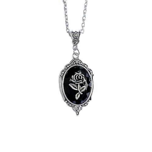 ZIAFRPN Gothic Rose Cameo Hochzeit Party Urlaub Geschenk Für Männer Und Frauen Täglich Schmuck Party Schmuck Geschenk von ZIAFRPN