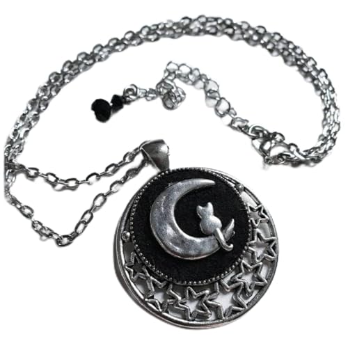 ZIAFRPN Gothic Tier Mond Katze Halskette Hochzeit Party Urlaub Geschenk Für Männer Und Frauen Täglich Schmuck Party Schmuck Geschenk von ZIAFRPN