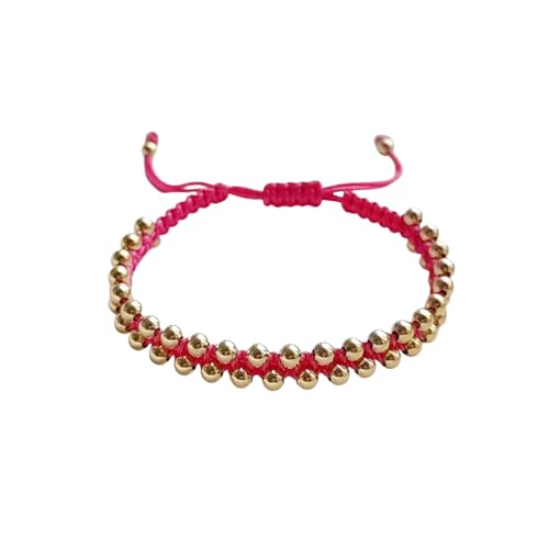 ZIAFRPN Handgemachte geflochtene Armbandschmuck für Frauen 4mm Perlen Armbänder Mode Pulseras Femme von ZIAFRPN