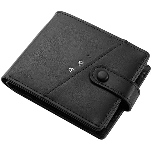 ZIAFRPN Herren Casual Street Style Vintage Kurzes mehrschichtiges PU-Leder Anti-RFID Geldbörse, Kartenhalter von ZIAFRPN