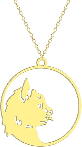 ZIAFRPN Katzengesicht Geschenkschmuck für Katzenliebhaber Modisch von ZIAFRPN
