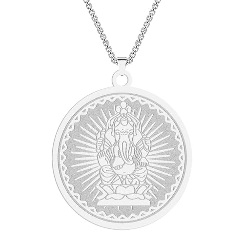 ZIAFRPN Männliche Ganesha Münze Medaillon Modischer Schmuck von ZIAFRPN