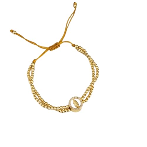 ZIAFRPN Mehrschichtiges Armband Femme Schmuck Wasserdichte PulserasPerlen Herz Armbänder für Frauen Geschenke von ZIAFRPN