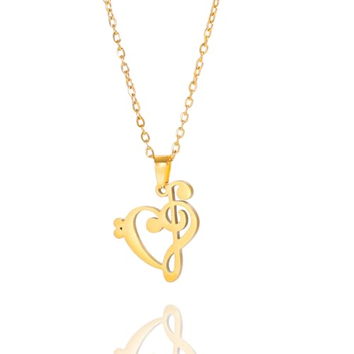 ZIAFRPN Musik Symbol Liebe Anhänger süße kawaii Mode Trend Halskette Modischer Schmuck ZIAFRPN Musik Symbol Liebe Anhänger süße kawaii Mode Trend Halskette Modischer Schmuck von ZIAFRPN