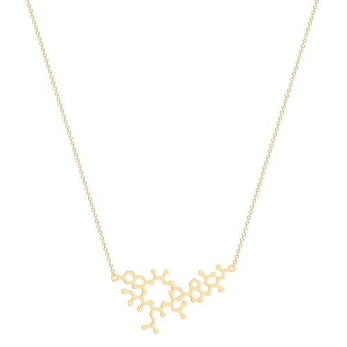 ZIAFRPN Oxytocin Molekül - Liebe Bindung Wissenschaft Geschenk - Liebe Geschenk Glück Schmuck ZIAFRPN Oxytocin Molekül - Liebe Bindung Wissenschaft Geschenk - Liebe Geschenk Glück Schmuck von ZIAFRPN